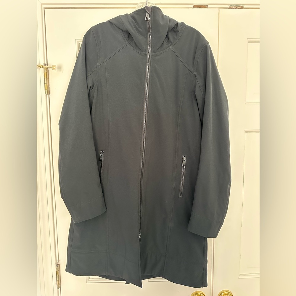 Lululemon Athletica Black Trench Coat